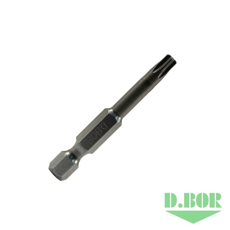 Биты для ударного (импульсного) инструмента IMPACT, T 30x50 мм, Torsion, E 6,3 (5 шт.) D.BOR D03-DITT30050005