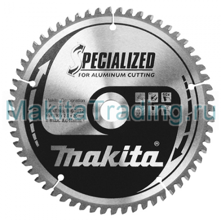 Пильный диск Макита по алюминию 190x20x2х60T (B-09612)