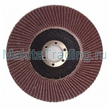 Лепестковый шлифовальный диск Макита 125мм 60К плоский A (D-27296)