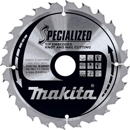 Пильный диск Makita B-09503