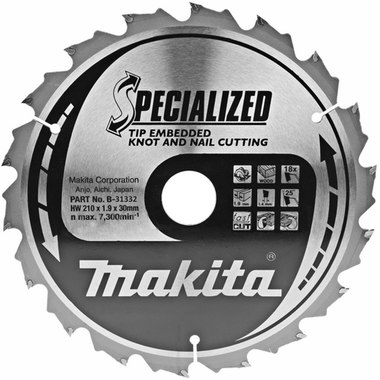Пильный диск Makita B-31332