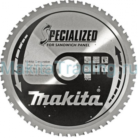 Пильный диск Макита по металлу 185x30x1.45х70T (B-09771)