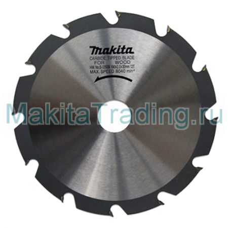 Пильный диск Макита Premium 190х30х2.0х12T (B-02939)