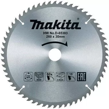 Пильный диск Makita D-65383