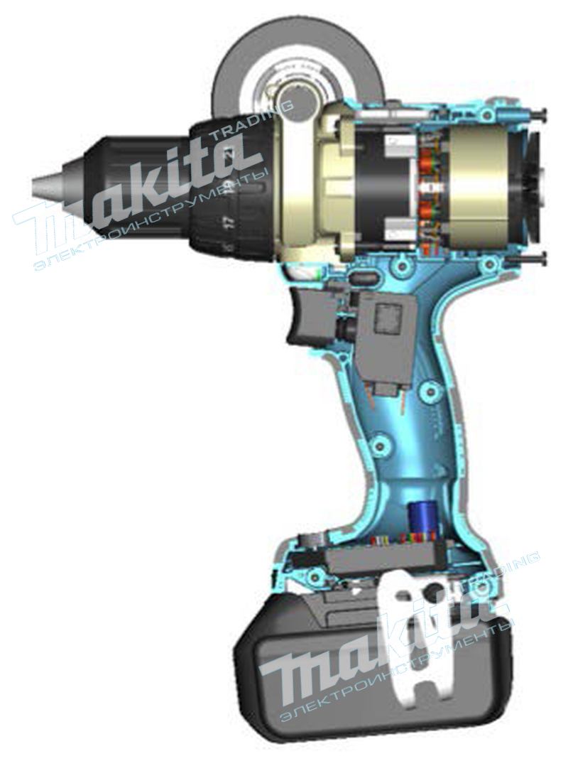 безщеточный мотор в шуруповерте макита ddf481