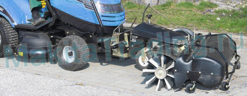 навешивание разного оборудования на трактор макита ptm1003