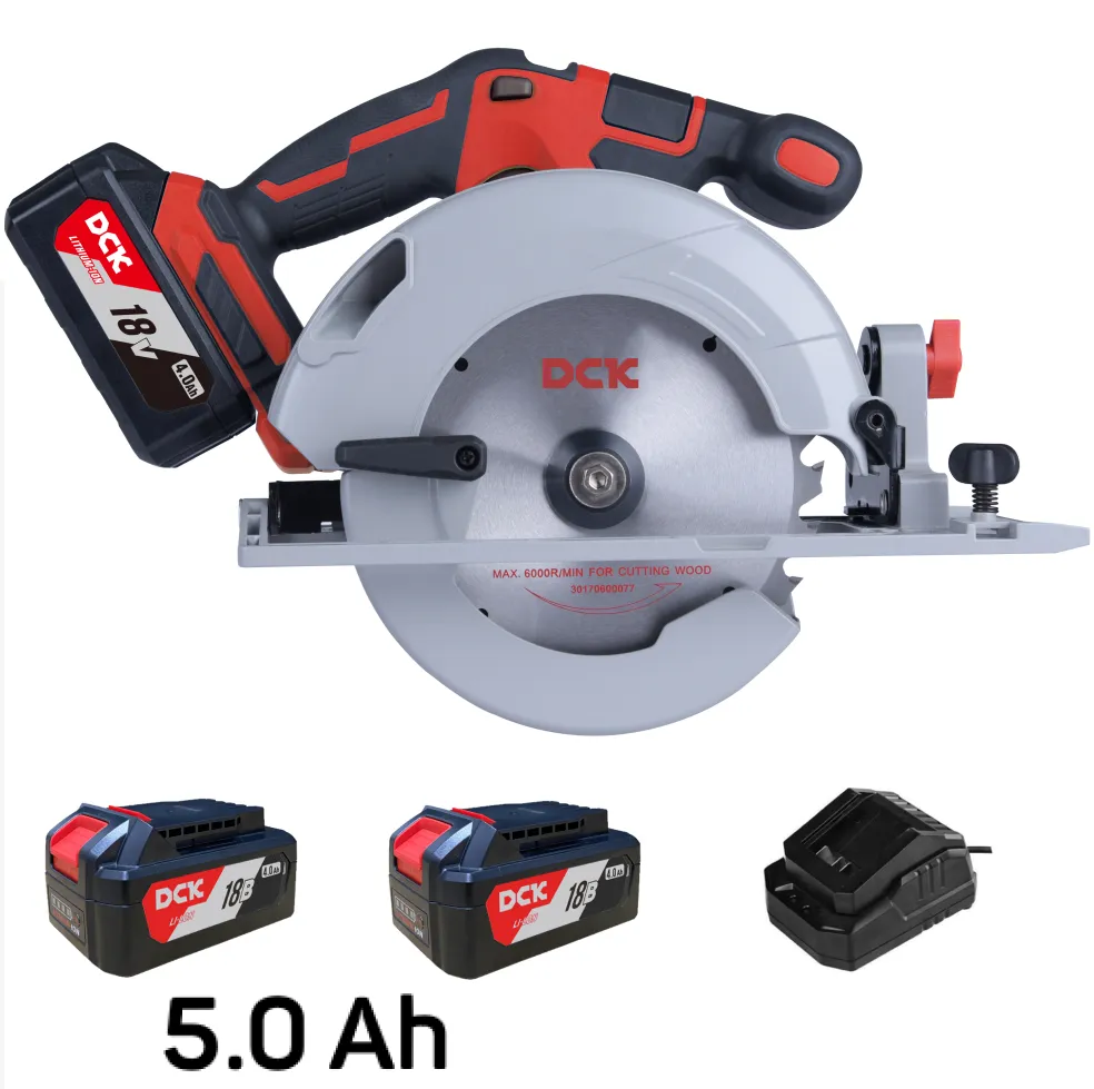 Аккумуляторная циркулярная пила DCK KDMY165 (TYPE FK)