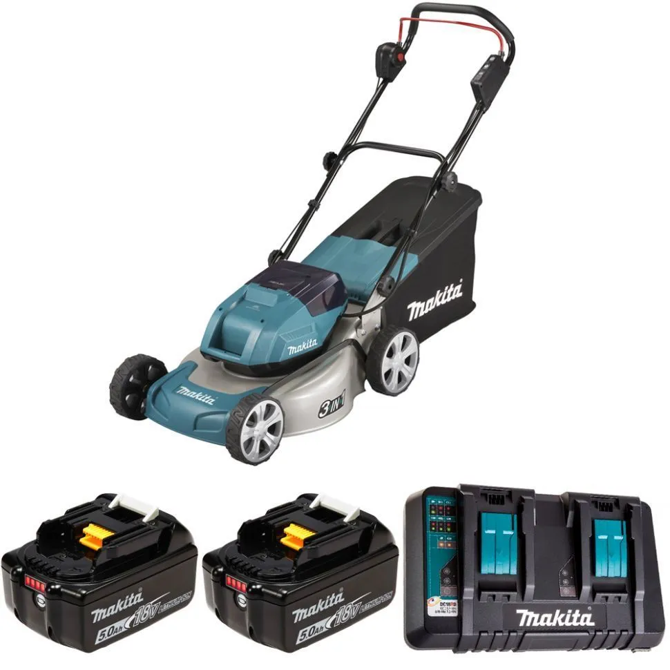Аккумуляторная газонокосилка Makita DLM460Z +191L75-3