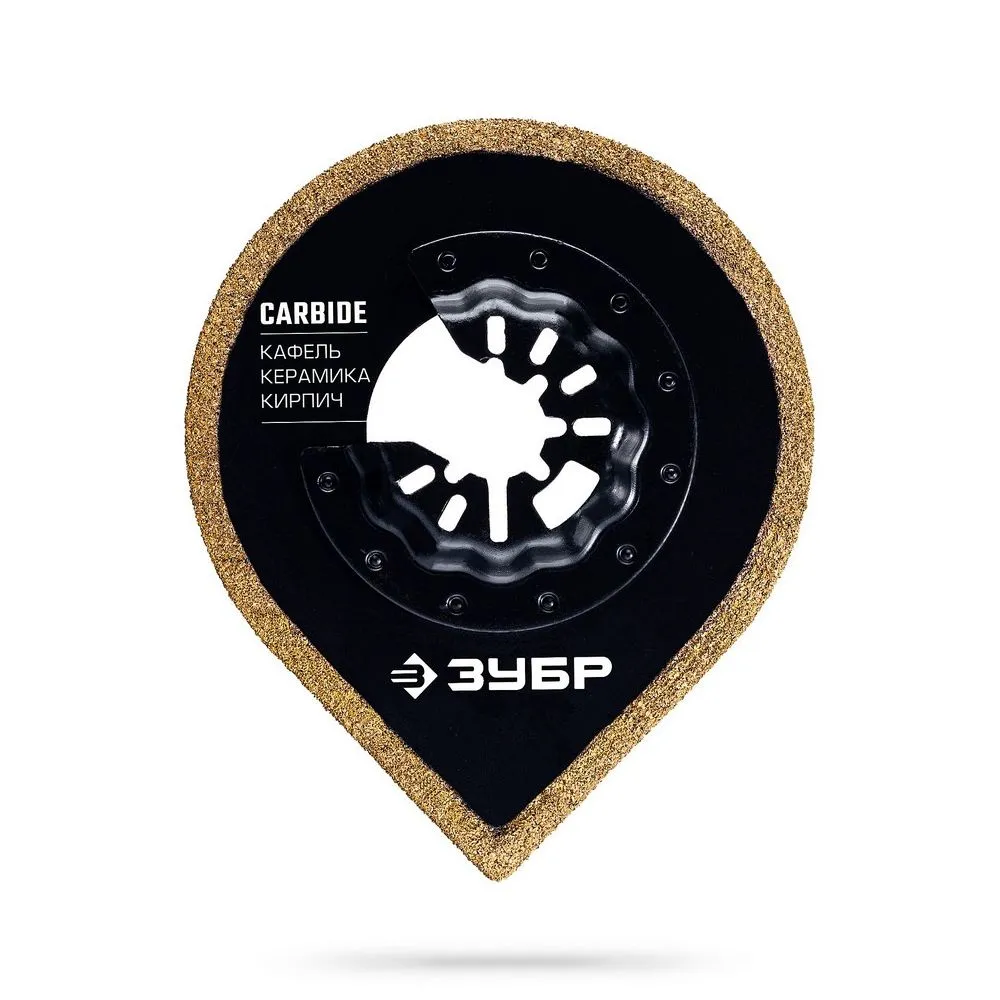 Полотно с твердосплавной крошкой  ЗУБР по керамике, кирпичу, пенобетону StarLock, StarQuick (15579-70)