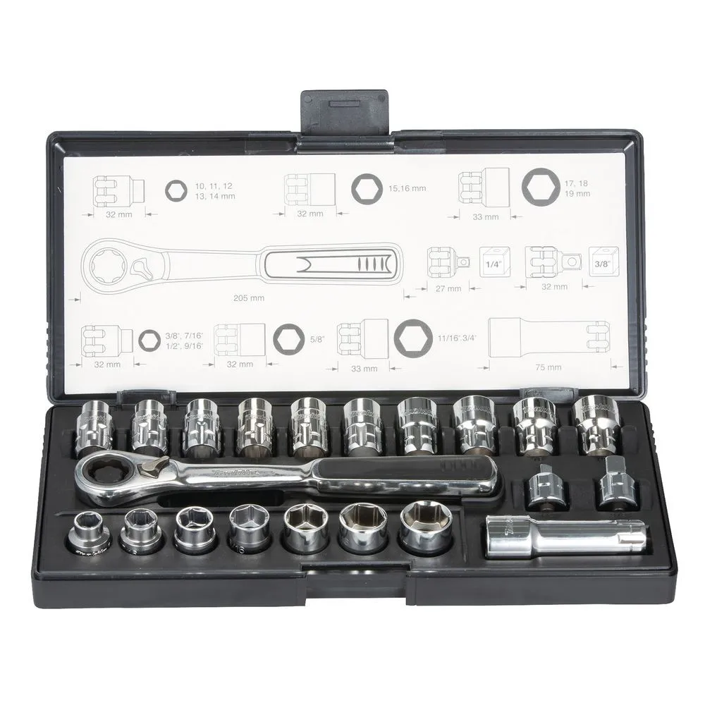 Набор торцевых головок 21 шт. Makita B-65604