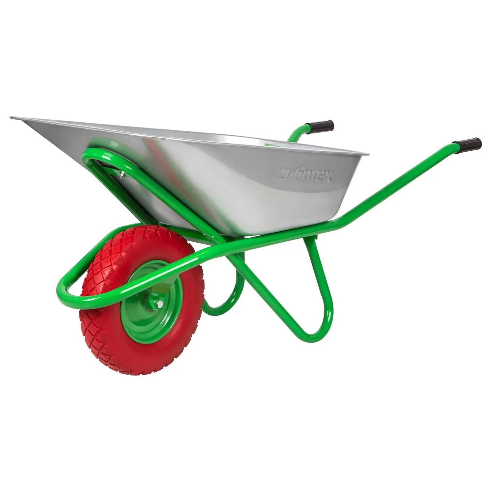 Тачка садово-строительная с PU колесом Сибртех 68968