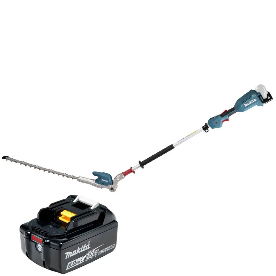 Аккумуляторный кусторез со штангой Makita DUN500WZ + батарея BL1860B