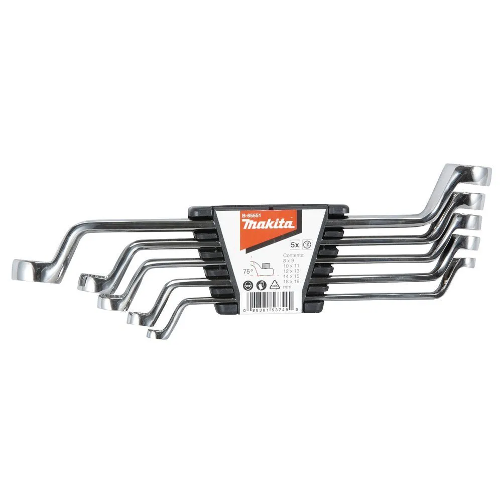 Набор ключей накидных 5 шт Makita B-65551