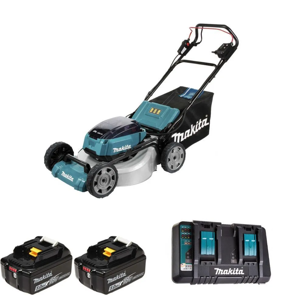 Аккумуляторная газонокосилка Makita DLM532Z + 191L75-3