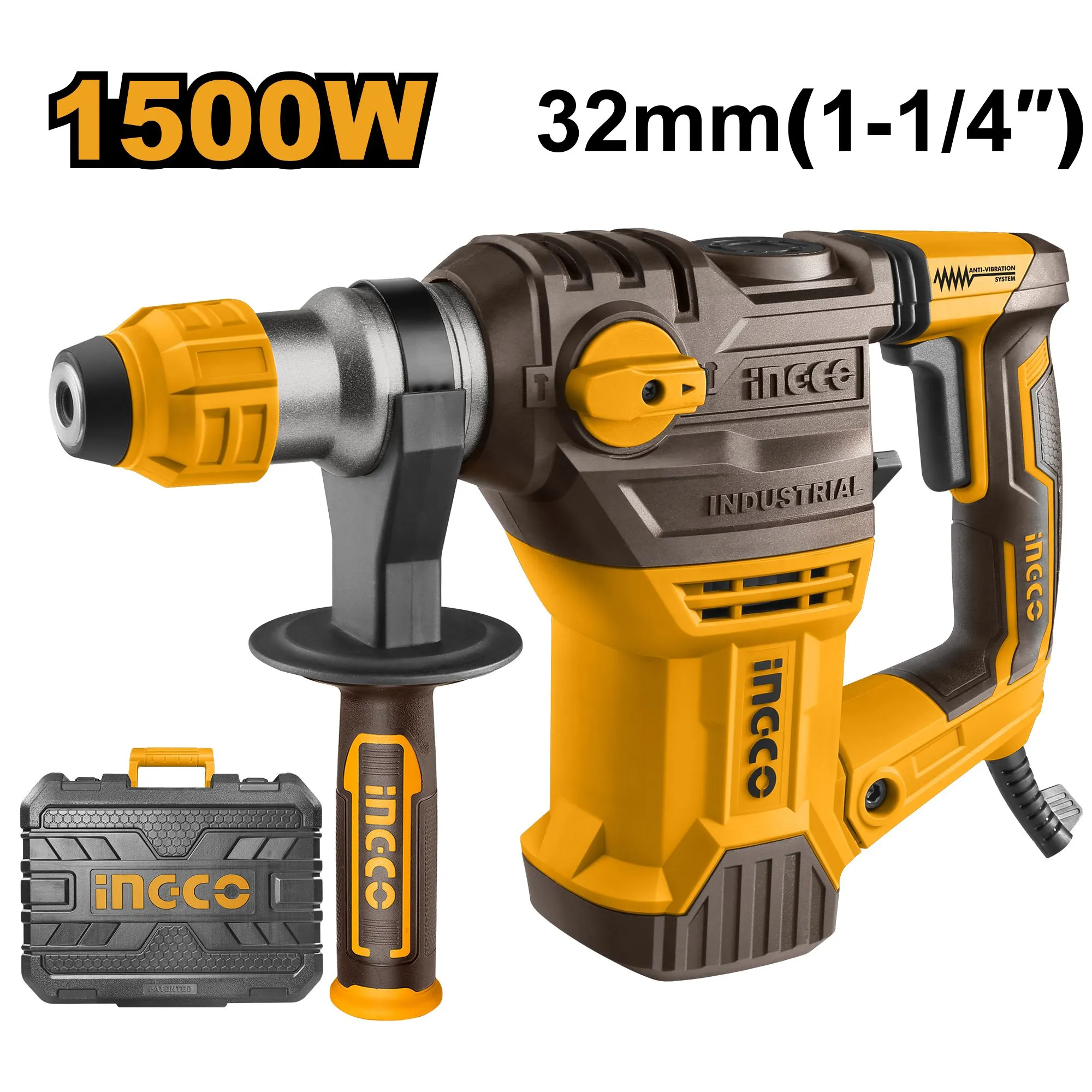 Перфоратор INGCO INDUSTRIAL RH150028