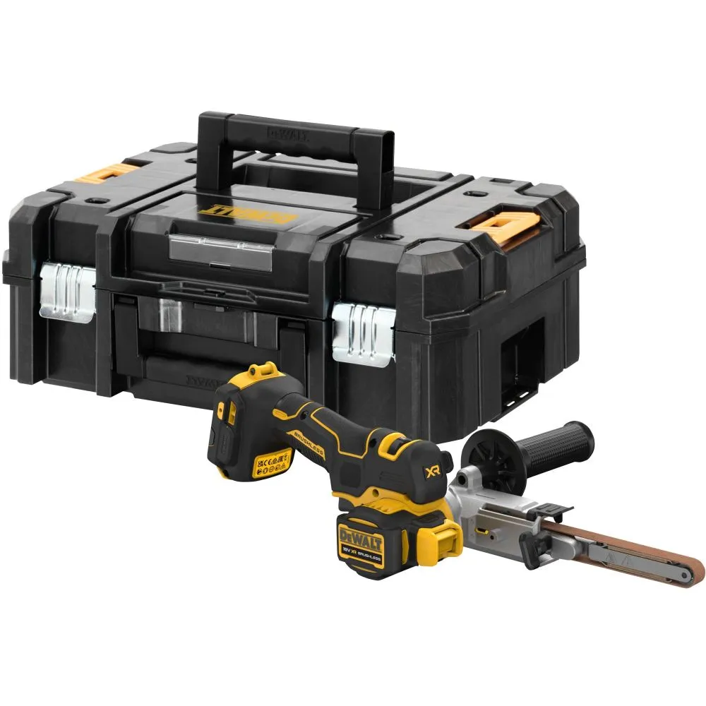 Аккумуляторная ленточная шлифмашина Dewalt DCM200NT-XJ