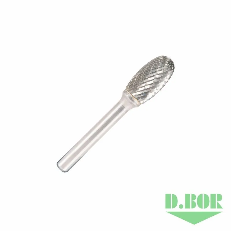 Бор-фреза форма Е (овал) 12,7*22,0/67,0 хв. 6 мм, D.BOR W-040-9F-14127K02D