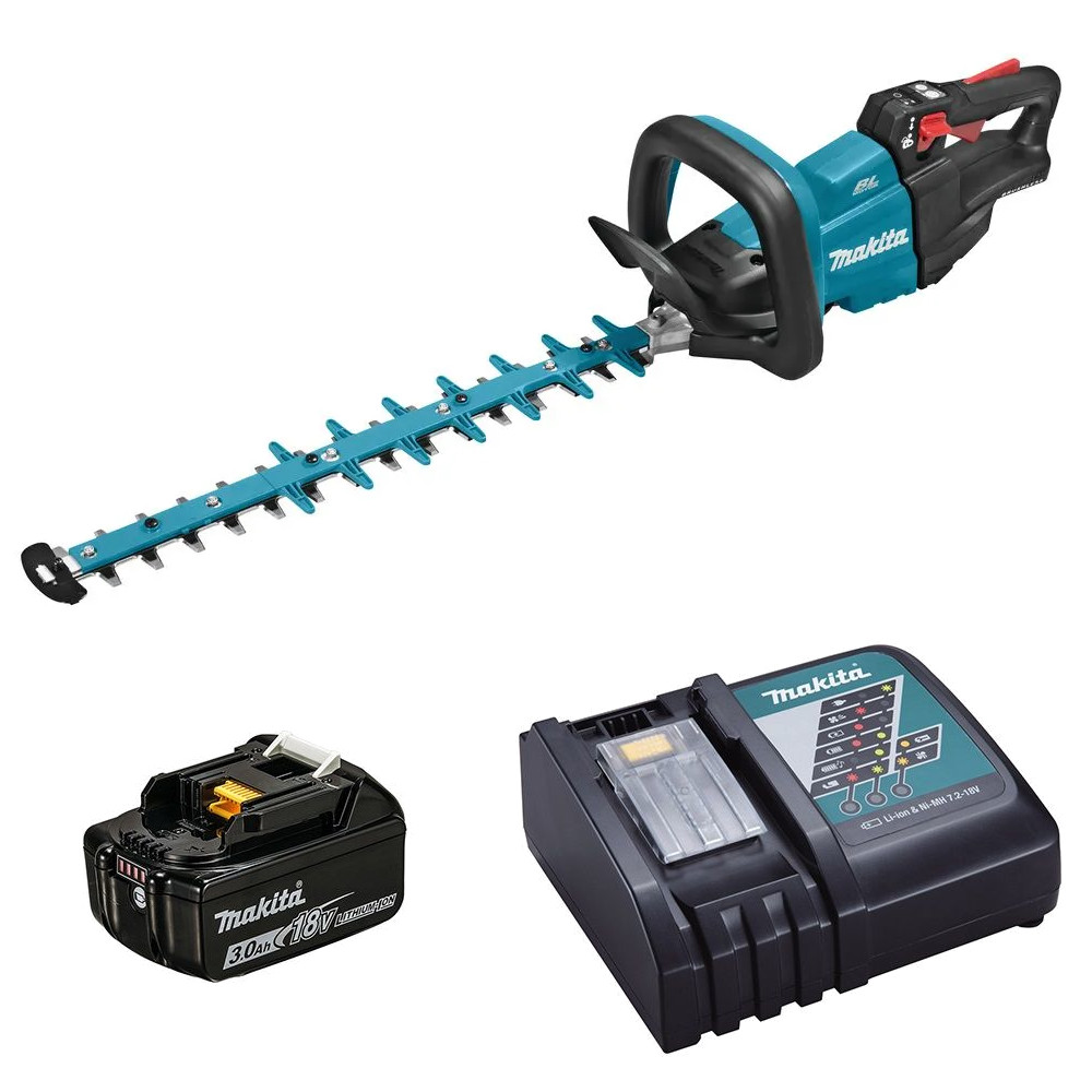 Аккумуляторный кусторез Makita DUH602Z + 191A25-2