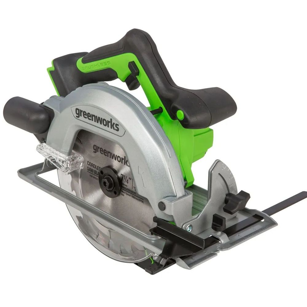 Аккумуляторная циркулярная пила Greenworks GD24CS (1500907)