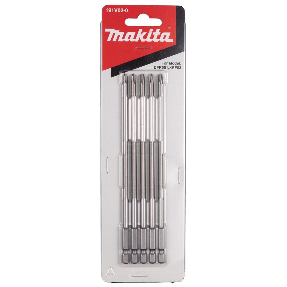 Бита PH2 155мм 5шт Makita 191V02-0