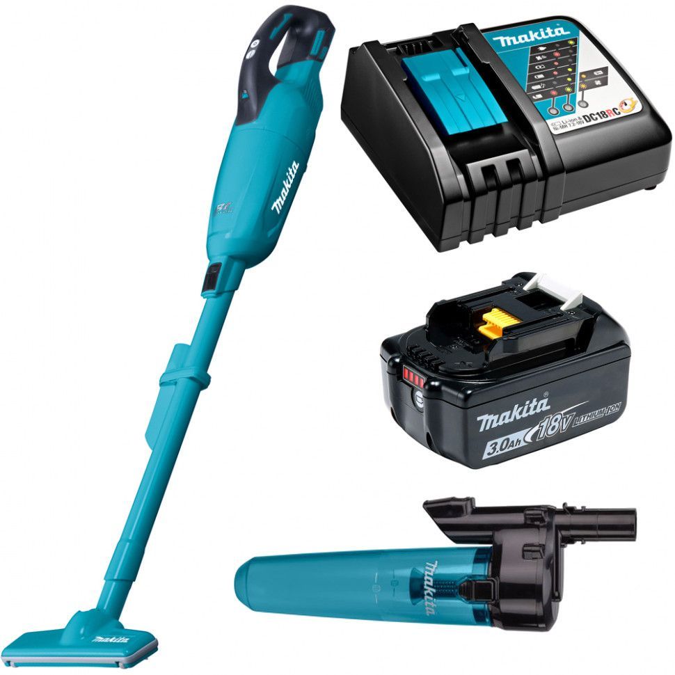 Аккумуляторный пылесос Makita DCL281FZ + BL1830B*1 + DC18RC*1 + 191D73-9