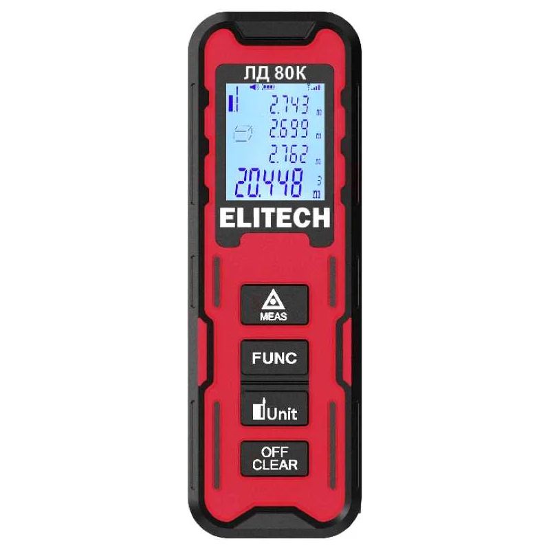 Лазерный дальномер Elitech ЛД 80К (E0301.006.00)
