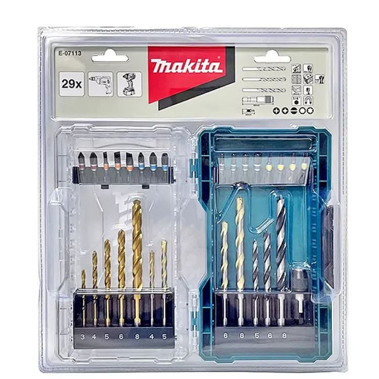 Набор сверл и бит 29 шт. Makita E-07113