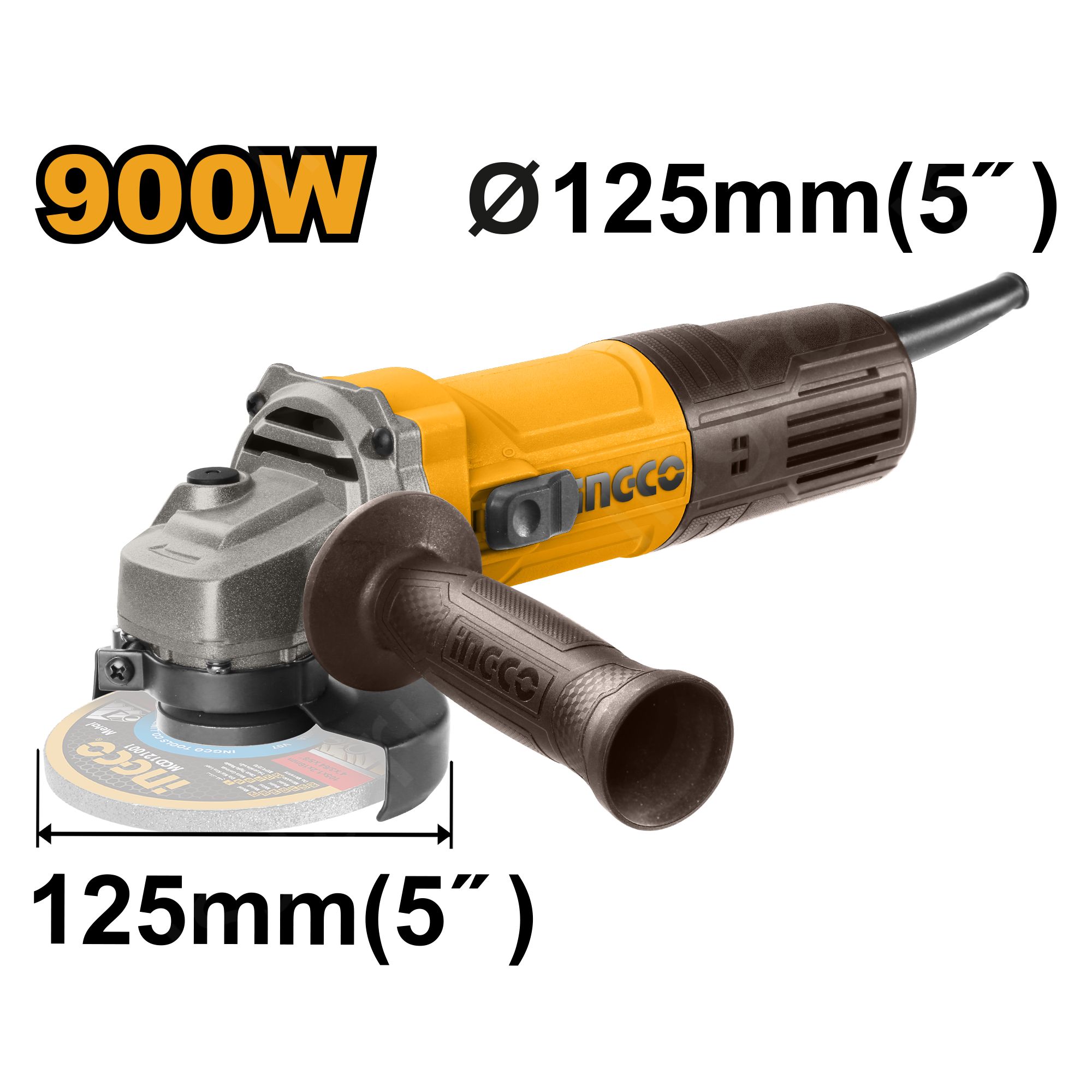 Угловая шлифовальная машина INGCO INDUSTRIAL AG90028