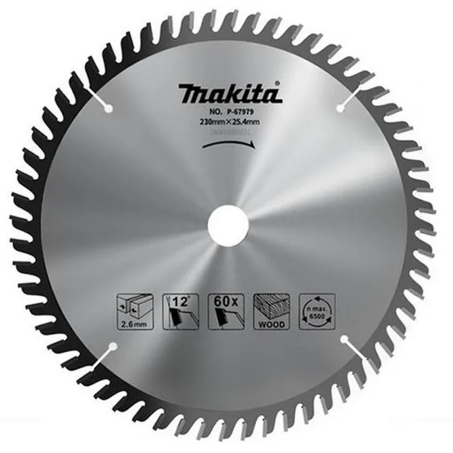 Пильный диск по дереву 165х20х2,0 60T Makita P-67935