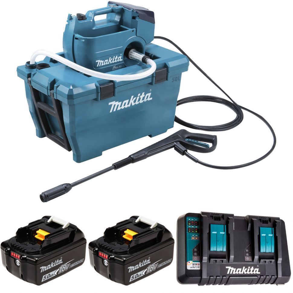 Аккумуляторная мойка Makita DHW080ZK+191L75-3