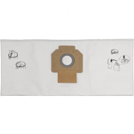 Флисовый пылесборный мешок для VC3012L/VC3012M (5 шт.) Makita P-84078