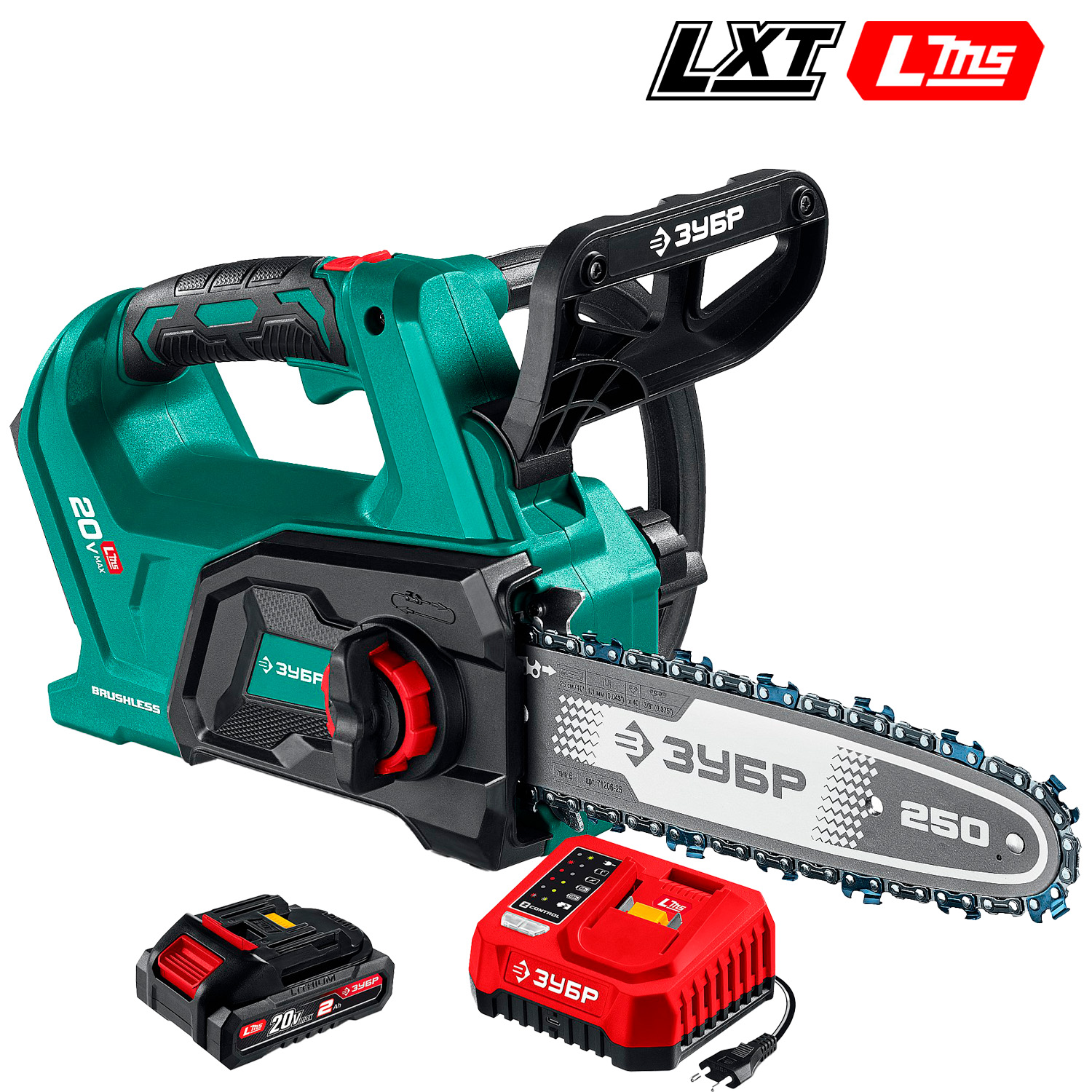 Аккумуляторная цепная пила Зубр ПЦБ-2025-21