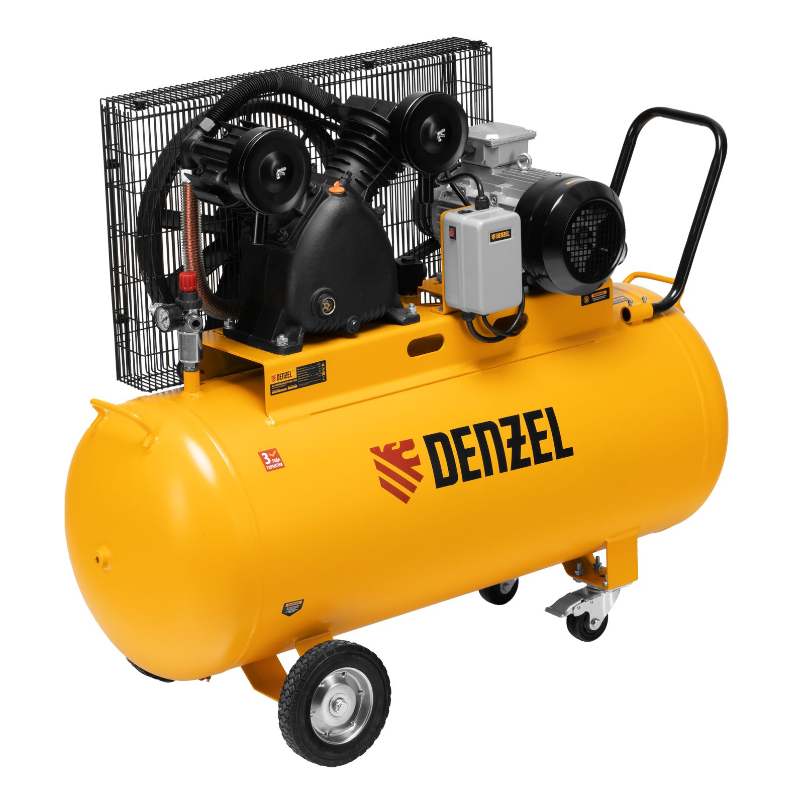 Компрессор воздушный рем. привод BCV 4000-T/200 Denzel 58120