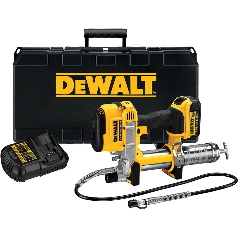 Аккумуляторный смазочный пистолет Dewalt DCGG571M1-QW