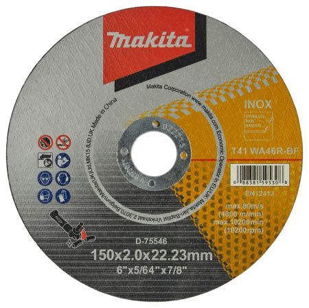Абразивный отрезной диск для стали Makita D-75546