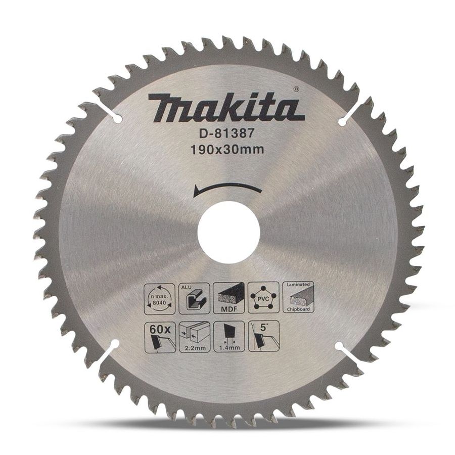 Пильный диск универсальный 190x30x2.2/1.4x60T Makita D-81387