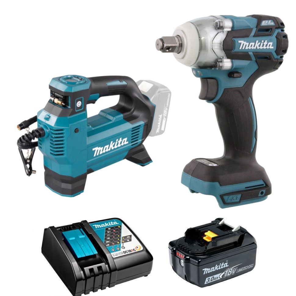 Набор инструмента LXT Makita DMP181Z + DTW285Z + BL1830B*1 + DC18RC*1