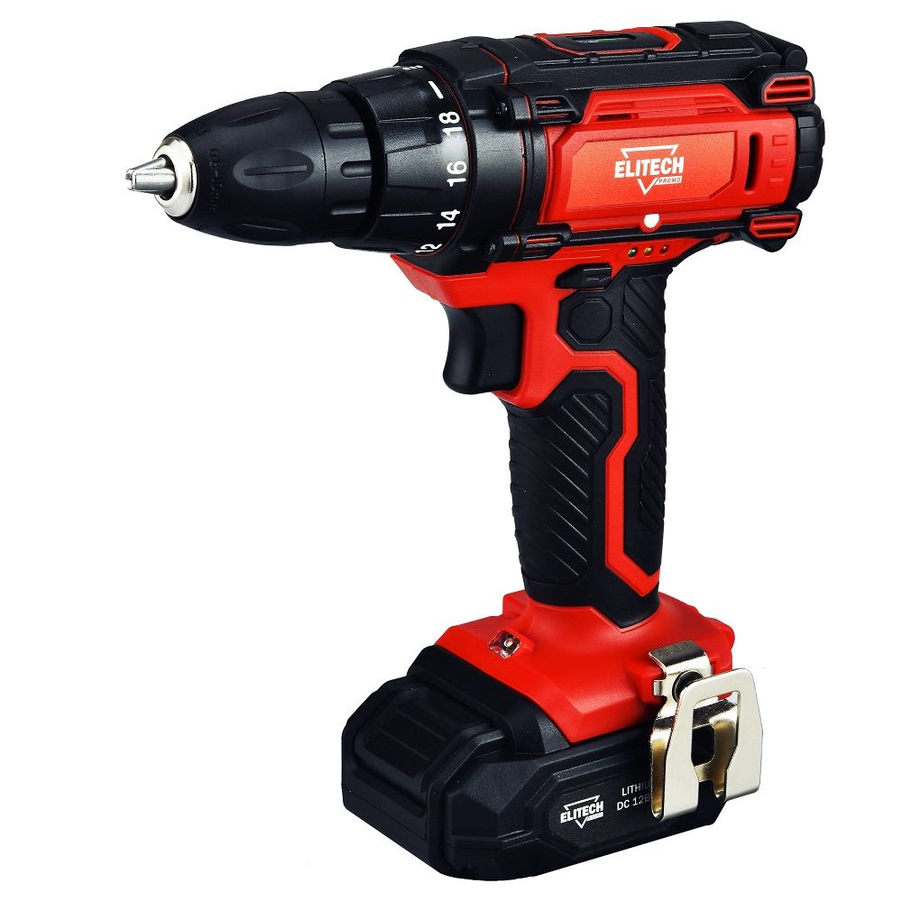 Дрель аккумуляторная ELITECH ДА 12СЛ Промо (Е2201.012.01)