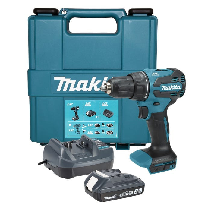 Дрель-шуруповерт Makita DDF490WVE (LXT Basic)