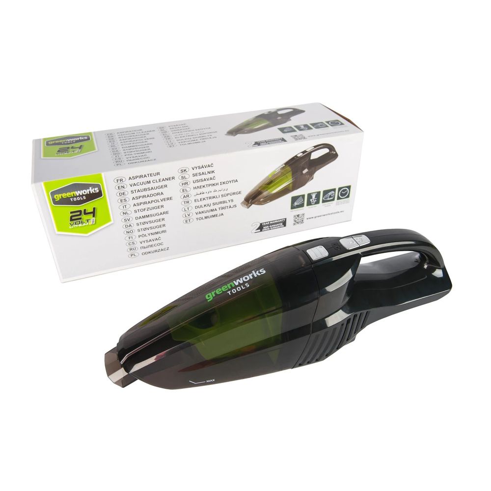 Аккумуляторный пылесос Greenworks G24HV (4700007)