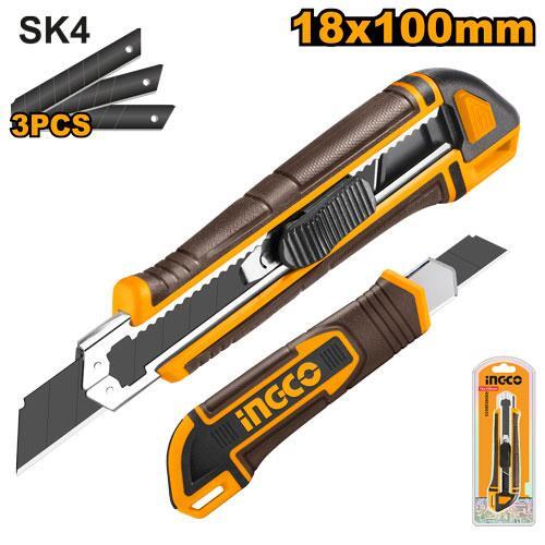 Нож канцелярский INGCO HKNS28035