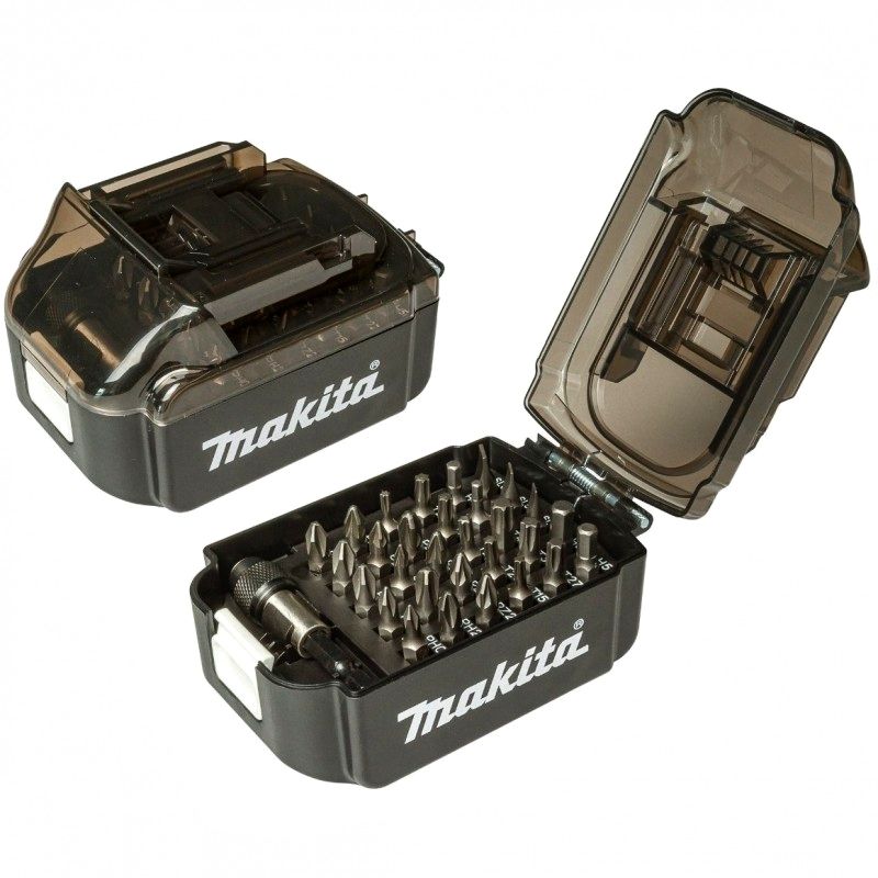 Набор бит 25 мм, с держателем в корпусе аккумулятора, 31 шт Makita B-68317