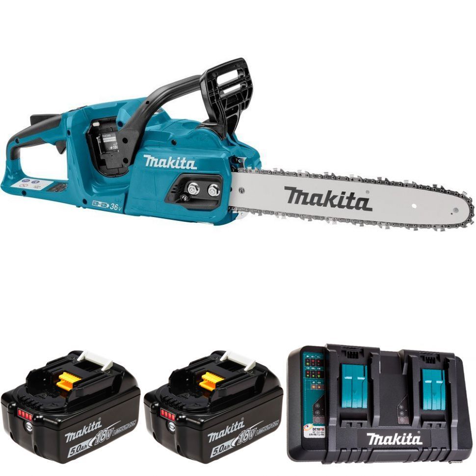 Аккумуляторная цепная пила Makita DUC355PT2