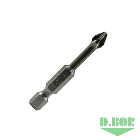 Биты намагниченные MAGNETIC, Ph 1x50 мм, Torsion, ACR2, E 6,3 (10 шт.) D.BOR D08-DMTAPH01050010
