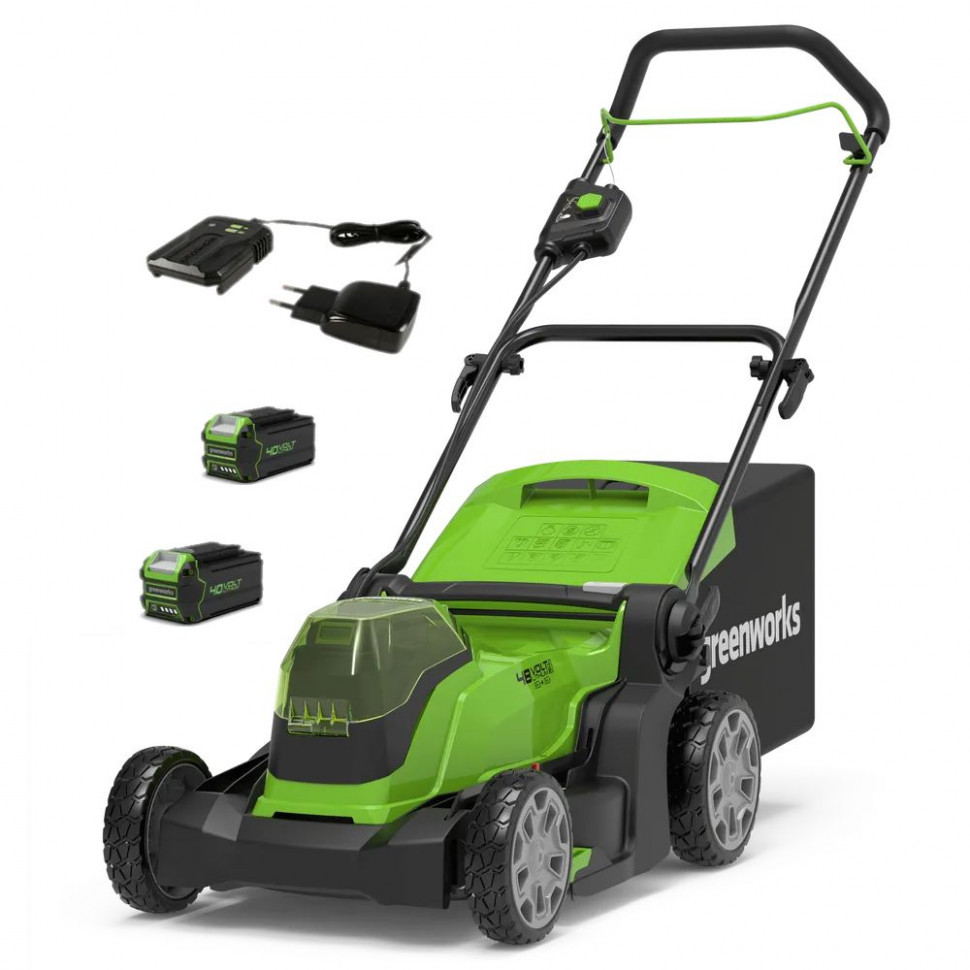 Аккумуляторная газонокосилка Greenworks G24X2LM41K2x (2512607UD)