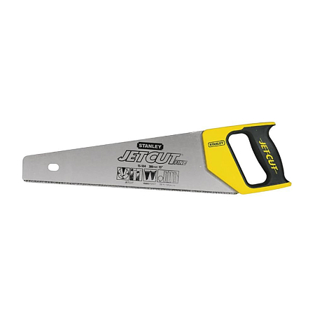 Ножовка по дереву Jet-Cut с мелким закаленным зубом 11х380мм STANLEY 2-15-594