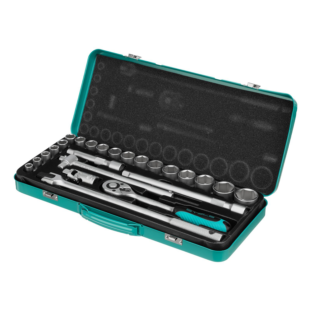 Набор торцевых головок с трещоткой 1/2" Stels 13578