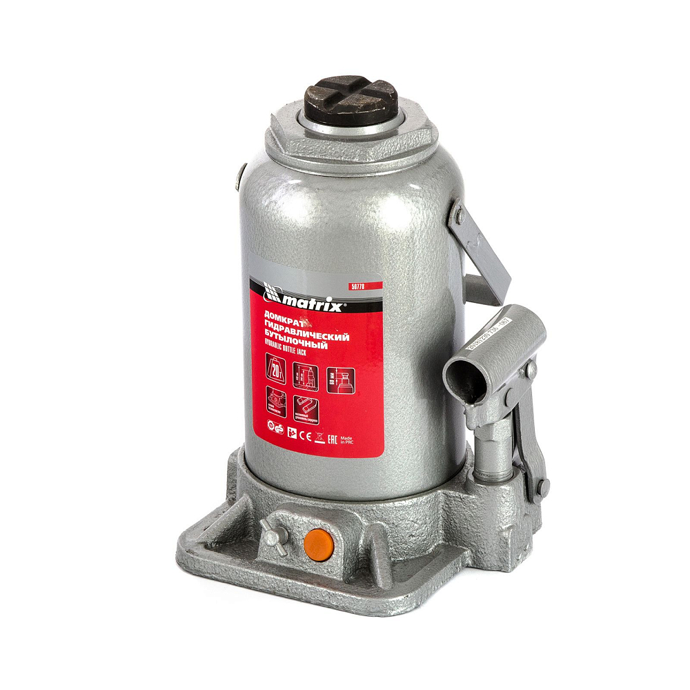 Домкрат гидравлический бутылочный Matrix 50778