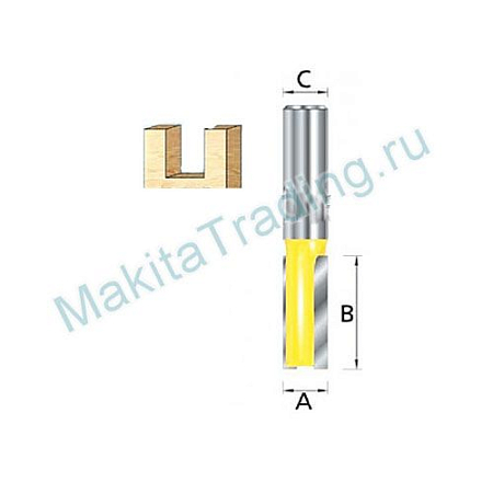 Пазовая фреза Makita D-48175 38.1x8мм