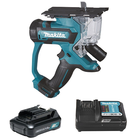 Аккумуляторная пила для гипсокартона Makita SD100DZ + 199398-1 + 197393-5